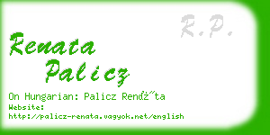 renata palicz business card